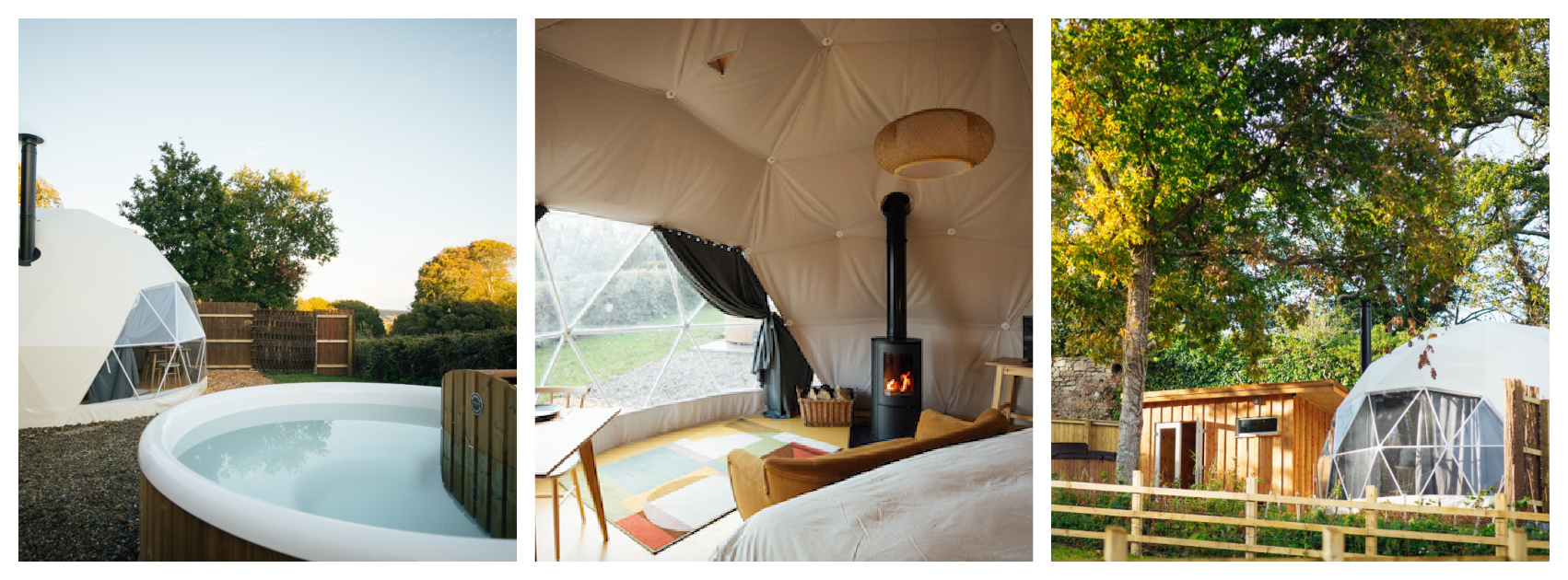 quirky glamping, dog friendly, hot tub