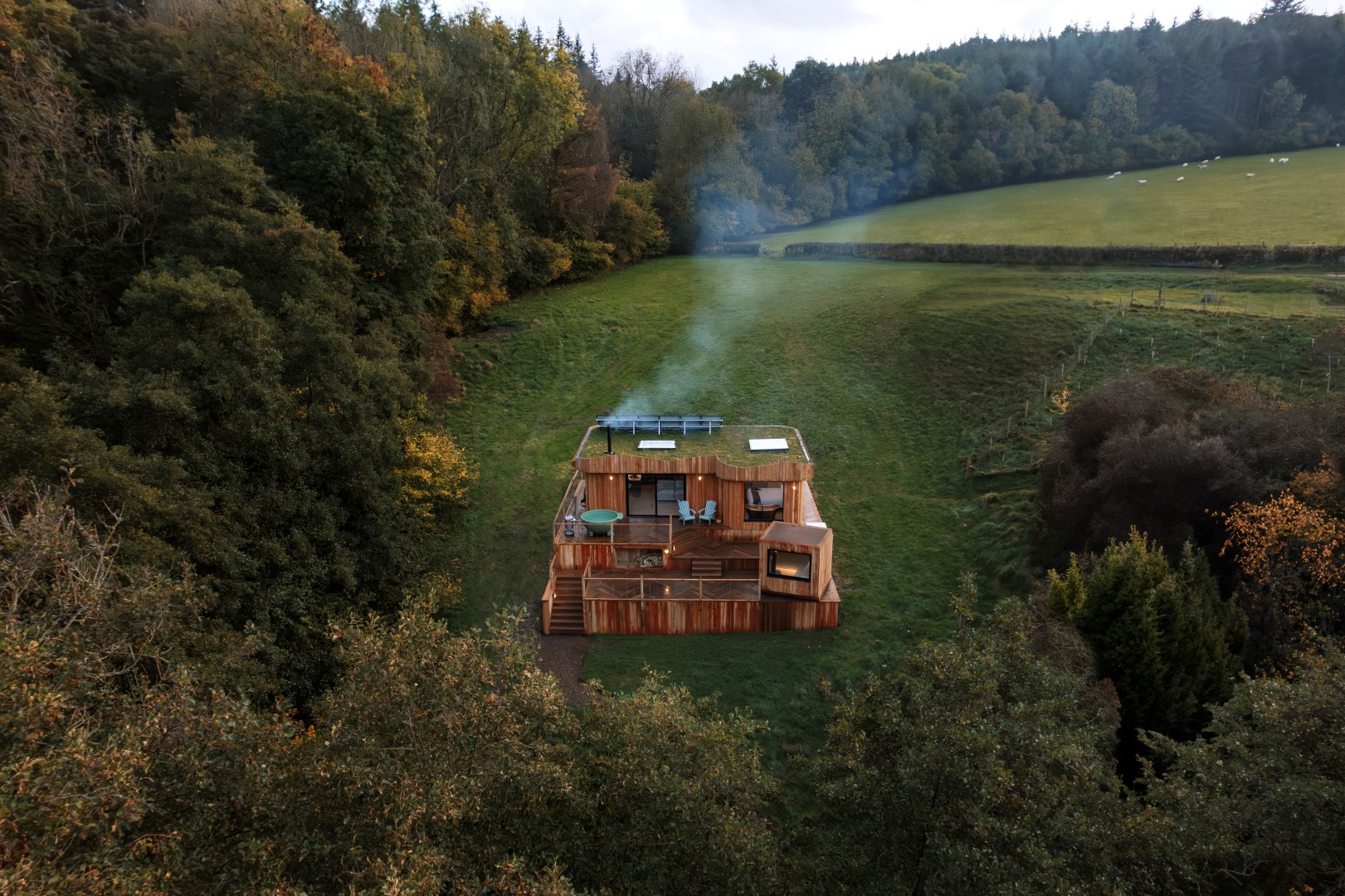 Bucket List Stays UK 2025 - eco friendly scandi cabin in herefordshire for couples