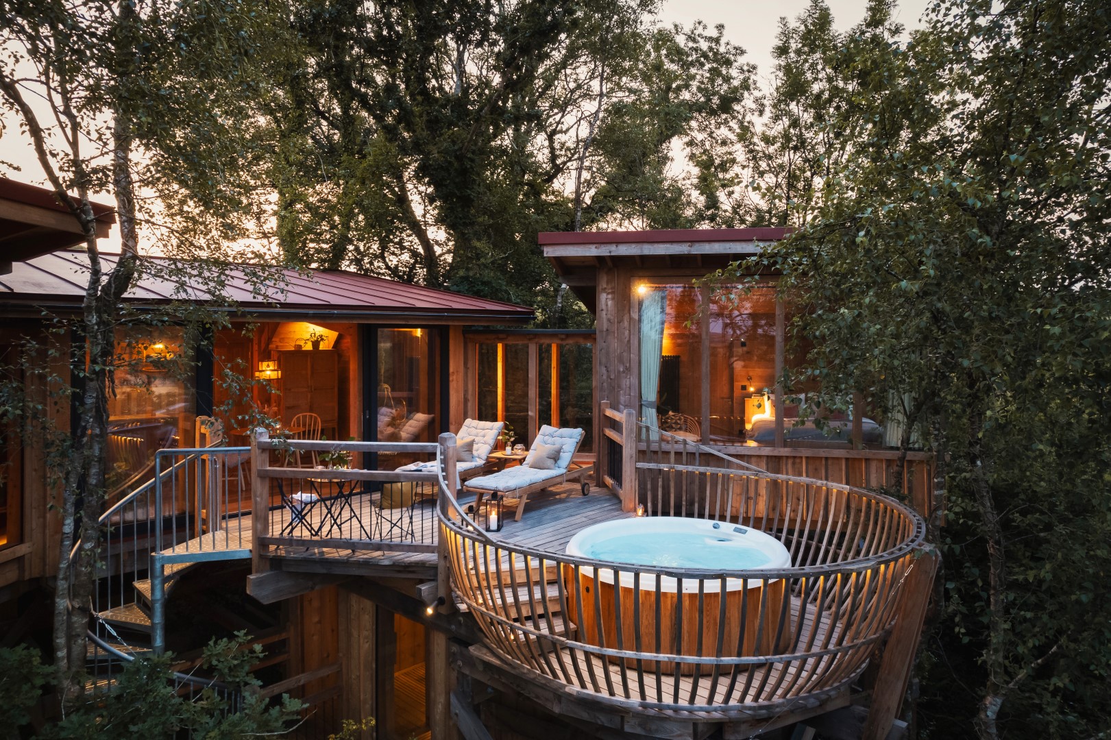 A bucket list stay awaits in 2025: a treehouse with a hot tub, nestled in lush UK woods